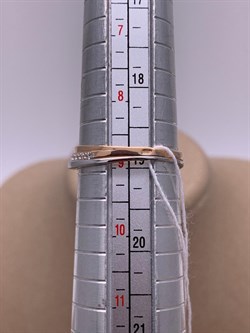 *Кольцо р.19 Белый Фианит цв Красное цв Белое арт. 01-5279-00-401-1111-24-230 вес 2,55 г - фото 257110 *Кольцо р.19 Белый Фианит цв Красное цв Белое арт. 01-5279-00-401-1111-24-230 вес 2,55 г - фото 257110