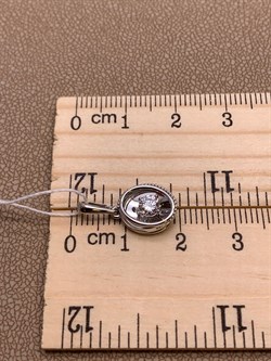 *Подвеска Белый Фианит цв Белое арт. 03-2943-00-501-1120-38-587 вес 1,22 г - фото 257154 *Подвеска Белый Фианит цв Белое арт. 03-2943-00-501-1120-38-587 вес 1,22 г - фото 257154