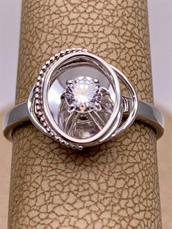 *Кольцо р.17,5 Белый Фианит цв Белое арт. 01-5242-00-501-1120-38-140 вес 2,89 г - фото 257191 *Кольцо р.17,5 Белый Фианит цв Белое арт. 01-5242-00-501-1120-38-140 вес 2,89 г - фото 257191