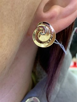 *Серьги цв Красное арт. 02-3872-00-000-1110-65-699 вес 3,38 г - фото 257230