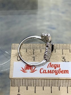 *Кольцо р.18,5 Иолит арт. SM-R02916-X-W-BL-X-W-004 вес 4,17 г - фото 257408