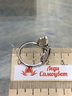 *Кольцо р.17 Иолит арт. SM-R02916-X-W-BL-X-W-980 вес 3,86 г - фото 257424