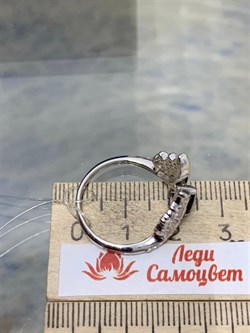 *Кольцо р.18 Иолит арт. SM-R02916-X-W-BL-X-W-995 вес 3,91 г - фото 257436
