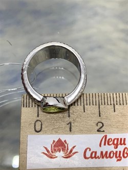 *Кольцо р.17,5 Хризолит арт. SM-R02900-X-W-S-X-X-855 вес 7,17 г - фото 257575 *Кольцо р.17,5 Хризолит арт. SM-R02900-X-W-S-X-X-855 вес 7,17 г - фото 257575
