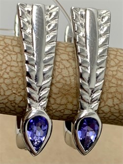 *Серьги Танзанит арт. SM-E00738-X-W-TN-X-X-611 вес 4,36 г - фото 257629 *Серьги Танзанит арт. SM-E00738-X-W-TN-X-X-611 вес 4,36 г - фото 257629