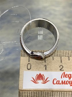 *Кольцо р.20 Гранат Пироп арт. SM-R02900-X-W-PG-X-X-917 вес 6,85 г - фото 257648