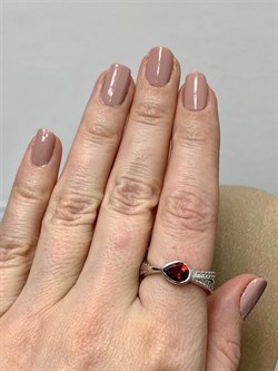 *Кольцо р.19 Гранат Пироп арт. SM-R02900-X-W-PG-X-X-925 вес 6,58 г - фото 257655 *Кольцо р.19 Гранат Пироп арт. SM-R02900-X-W-PG-X-X-925 вес 6,58 г - фото 257655
