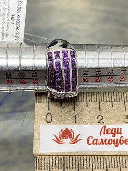 *Кольцо р.18 Аметист арт. SM-R02918-X-W-Pur-X-W-831 вес 6,31 г - фото 257742 *Кольцо р.18 Аметист арт. SM-R02918-X-W-Pur-X-W-831 вес 6,31 г - фото 257742