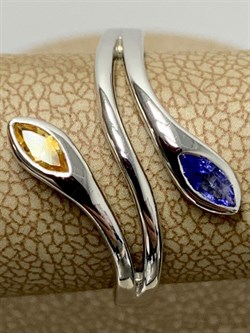 *Кольцо р.17 Танзанит Цитрин арт. SM-R02898-X-W-YS-X-TN-537 вес 2,95 г - фото 257832 *Кольцо р.17 Танзанит Цитрин арт. SM-R02898-X-W-YS-X-TN-537 вес 2,95 г - фото 257832