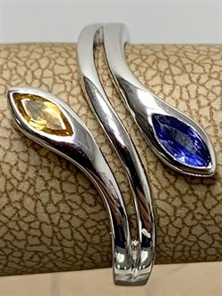 *Кольцо р.17,5 Танзанит Цитрин арт. SM-R02898-X-W-YS-X-TN-317 вес 3,13 г - фото 257839 *Кольцо р.17,5 Танзанит Цитрин арт. SM-R02898-X-W-YS-X-TN-317 вес 3,13 г - фото 257839