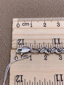 *Браслет р.18 Белый Фианит цв Белое арт. 05-0515-00-401-1120-33-017 вес 9,46 г - фото 258059 *Браслет р.18 Белый Фианит цв Белое арт. 05-0515-00-401-1120-33-017 вес 9,46 г - фото 258059