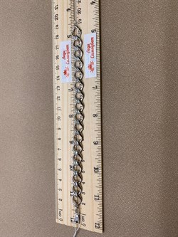 *Браслет р.19 Белый Фианит цв Белое арт. 05-0415-00-401-1120-24-237 вес 15,82 г - фото 258069