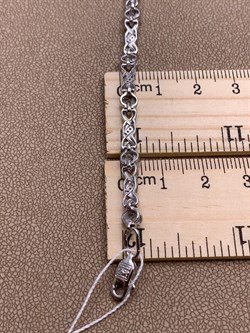 *Браслет р.18 Белый Фианит цв Белое арт. 05-0522-00-401-1120-32-043 вес 9,34 г - фото 258109 *Браслет р.18 Белый Фианит цв Белое арт. 05-0522-00-401-1120-32-043 вес 9,34 г - фото 258109