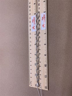 *Браслет р.18,5 Белый Фианит цв Белое арт. 05-0388-00-401-1120-24-993 вес 8,37 г - фото 258120