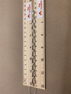 *Браслет р.15,5 Белый Фианит цв Белое арт. 05-0388-00-401-1120-24-908 вес 7,03 г - фото 258133 *Браслет р.15,5 Белый Фианит цв Белое арт. 05-0388-00-401-1120-24-908 вес 7,03 г - фото 258133