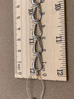 *Браслет р.15,5 Белый Фианит цв Белое арт. 05-0388-00-401-1120-24-908 вес 7,03 г - фото 258134 *Браслет р.15,5 Белый Фианит цв Белое арт. 05-0388-00-401-1120-24-908 вес 7,03 г - фото 258134