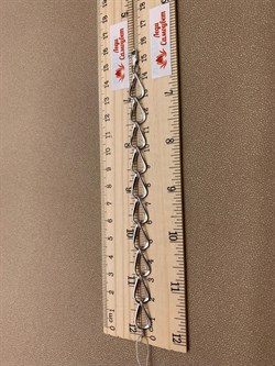 *Браслет р.15,5 Белый Фианит цв Белое арт. 05-0388-00-401-1120-24-908 вес 7,03 г - фото 258136 *Браслет р.15,5 Белый Фианит цв Белое арт. 05-0388-00-401-1120-24-908 вес 7,03 г - фото 258136