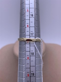 *Кольцо р.17,5 цв Лимонное арт. 01-5248-00-000-1121-42-551 вес 3,72 г - фото 258169
