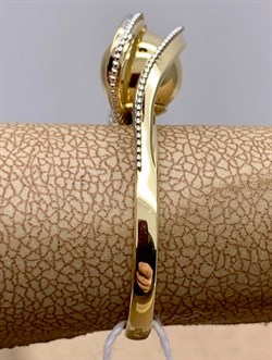 *Кольцо р.18,5 цв Лимонное арт. 01-5248-00-000-1121-42-452 вес 3,82 г - фото 258179