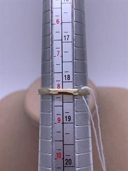 *Кольцо р.18,5 цв Лимонное арт. 01-5248-00-000-1121-42-452 вес 3,82 г - фото 258182