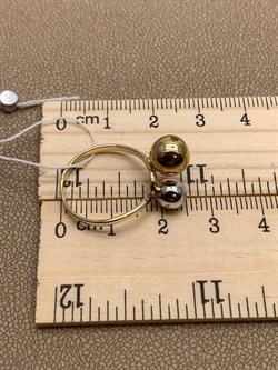 *Кольцо р.17 Шары цв Белое цв Лимонное арт. 01-5250-00-000-1121-42-803 вес 2,26 г - фото 258264 *Кольцо р.17 Шары цв Белое цв Лимонное арт. 01-5250-00-000-1121-42-803 вес 2,26 г - фото 258264