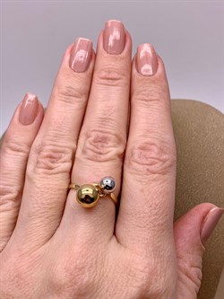 *Кольцо р.17 Шары цв Белое цв Лимонное арт. 01-5250-00-000-1121-42-803 вес 2,26 г - фото 258266 *Кольцо р.17 Шары цв Белое цв Лимонное арт. 01-5250-00-000-1121-42-803 вес 2,26 г - фото 258266