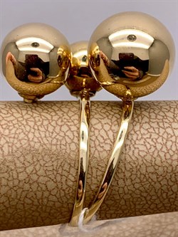 *Кольцо р.17,5 Шары цв Лимонное арт. 01-4836-00-000-1130-01-055 вес 4,45 г - фото 258283 *Кольцо р.17,5 Шары цв Лимонное арт. 01-4836-00-000-1130-01-055 вес 4,45 г - фото 258283