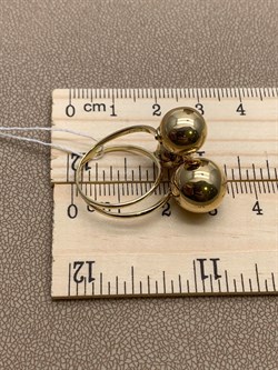 *Кольцо р.17 Шары цв Лимонное арт. 01-4836-00-000-1130-01-054 вес 4,25 г - фото 258304 *Кольцо р.17 Шары цв Лимонное арт. 01-4836-00-000-1130-01-054 вес 4,25 г - фото 258304