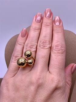 *Кольцо р.17 Шары цв Лимонное арт. 01-4836-00-000-1130-01-054 вес 4,25 г - фото 258307 *Кольцо р.17 Шары цв Лимонное арт. 01-4836-00-000-1130-01-054 вес 4,25 г - фото 258307