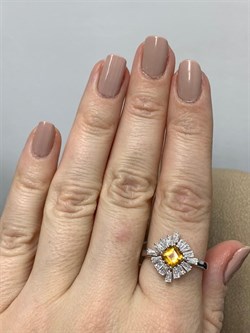*Кольцо р.18,5 Цитрин арт. SM-R02896-X-W-YS-X-W-584 вес 3,43 г - фото 258420 *Кольцо р.18,5 Цитрин арт. SM-R02896-X-W-YS-X-W-584 вес 3,43 г - фото 258420