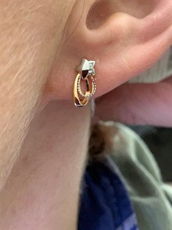 *Серьги Звезды цв Красное арт. 02-4120-00-000-1110-02-623 вес 1,63 г - фото 258578 *Серьги Звезды цв Красное арт. 02-4120-00-000-1110-02-623 вес 1,63 г - фото 258578