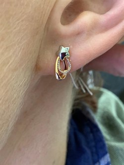 *Серьги Звезды цв Красное арт. 02-4120-00-000-1110-02-623 вес 1,63 г - фото 258579 *Серьги Звезды цв Красное арт. 02-4120-00-000-1110-02-623 вес 1,63 г - фото 258579