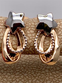 *Серьги Звезды цв Красное арт. 02-4120-00-000-1110-02-623 вес 1,63 г - фото 258582 *Серьги Звезды цв Красное арт. 02-4120-00-000-1110-02-623 вес 1,63 г - фото 258582