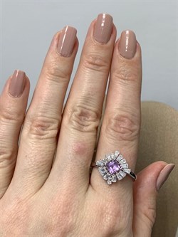 *Кольцо р.20 Аметист арт. SM-R02896-X-W-Pur-X-W-223 вес 2,62 г - фото 258640 *Кольцо р.20 Аметист арт. SM-R02896-X-W-Pur-X-W-223 вес 2,62 г - фото 258640