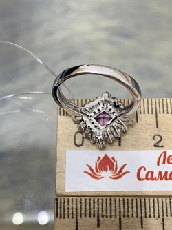 *Кольцо р.16,5 Аметист арт. SM-R02896-X-W-Pur-X-W-216 вес 2,9 г - фото 258656 *Кольцо р.16,5 Аметист арт. SM-R02896-X-W-Pur-X-W-216 вес 2,9 г - фото 258656