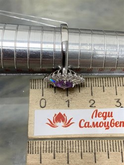 *Кольцо р.17,5 Аметист арт. SM-R02896-X-W-Pur-X-W-204 вес 3,17 г - фото 258665 *Кольцо р.17,5 Аметист арт. SM-R02896-X-W-Pur-X-W-204 вес 3,17 г - фото 258665