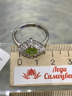 *Кольцо р.16,5 Хризолит арт. SM-R02896-X-W-S-X-W-456 вес 3,23 г - фото 258720 *Кольцо р.16,5 Хризолит арт. SM-R02896-X-W-S-X-W-456 вес 3,23 г - фото 258720