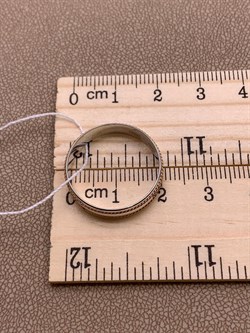 *Кольцо р.19,5 цв Белое арт. 01-5246-01-000-1111-39-223 вес 2,68 г - фото 258954