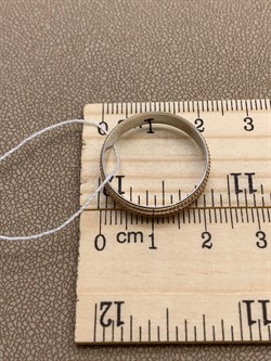 *Кольцо р.19,5 цв Белое арт. 01-5246-01-000-1111-39-223 вес 2,68 г - фото 258955