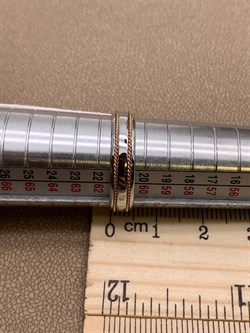 *Кольцо р.19,5 цв Белое арт. 01-5246-01-000-1111-39-223 вес 2,68 г - фото 258964