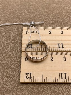 *Кольцо р.16,5 цв Белое арт. 01-5246-01-000-1111-39-967 вес 2,32 г - фото 258967