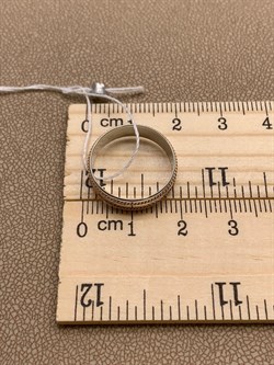 *Кольцо р.16,5 цв Белое арт. 01-5246-01-000-1111-39-967 вес 2,32 г - фото 258968