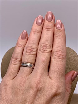 *Кольцо р.16,5 цв Белое арт. 01-5246-01-000-1111-39-967 вес 2,32 г - фото 258970