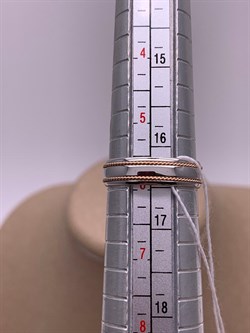 *Кольцо р.16,5 цв Белое арт. 01-5246-01-000-1111-39-967 вес 2,32 г - фото 258976