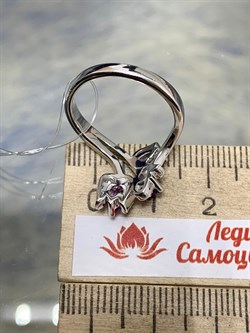 *Кольцо р.16,5 Аметист арт. SM-R02917-X-W-Pur-X-W-262 вес 3,46 г - фото 258996 *Кольцо р.16,5 Аметист арт. SM-R02917-X-W-Pur-X-W-262 вес 3,46 г - фото 258996
