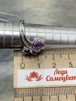 *Кольцо р.17,5 Аметист арт. SM-R02917-X-W-Pur-X-W-279 вес 3,59 г - фото 258999 *Кольцо р.17,5 Аметист арт. SM-R02917-X-W-Pur-X-W-279 вес 3,59 г - фото 258999