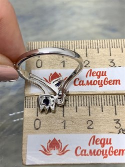 *Кольцо р.20 Иолит арт. SM-R02917-X-W-BL-X-W-365 вес 3,94 г - фото 259170