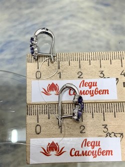 *Серьги Иолит арт. SM-E00750-X-W-BL-X-W-068 вес 3,61 г - фото 259188 *Серьги Иолит арт. SM-E00750-X-W-BL-X-W-068 вес 3,61 г - фото 259188