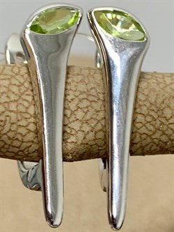 *Серьги Хризолит арт. SM-E00739-X-W-S-X-X-823 вес 4,06 г - фото 259208 *Серьги Хризолит арт. SM-E00739-X-W-S-X-X-823 вес 4,06 г - фото 259208