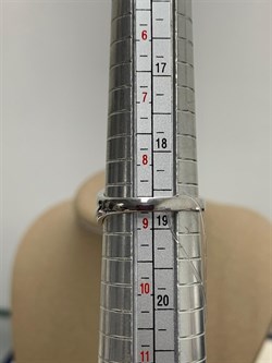 *Кольцо р.18,5 Аметист арт. SM-R02913-X-W-Pur-X-X-238 вес 3,97 г - фото 259233